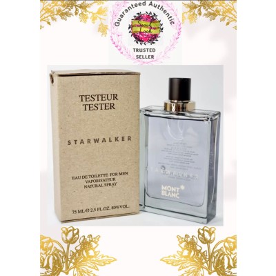 勃朗峰喜达乐男士EDT 75ml（测试仪，带盖子/零售包装）-BNIB香水/香精